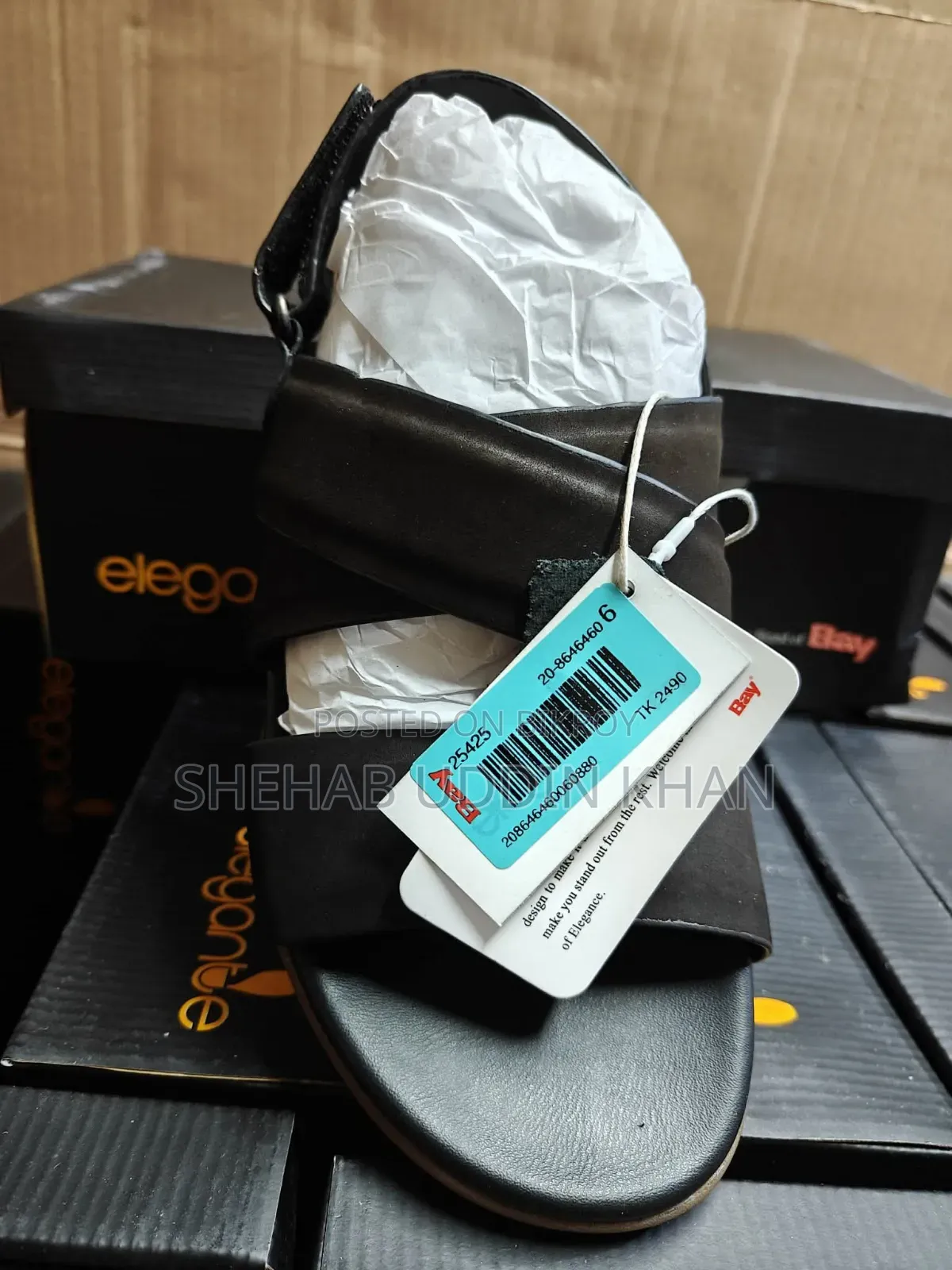 ভালো কোয়ালিটির স্লিপার (Black Colour 43 Size)