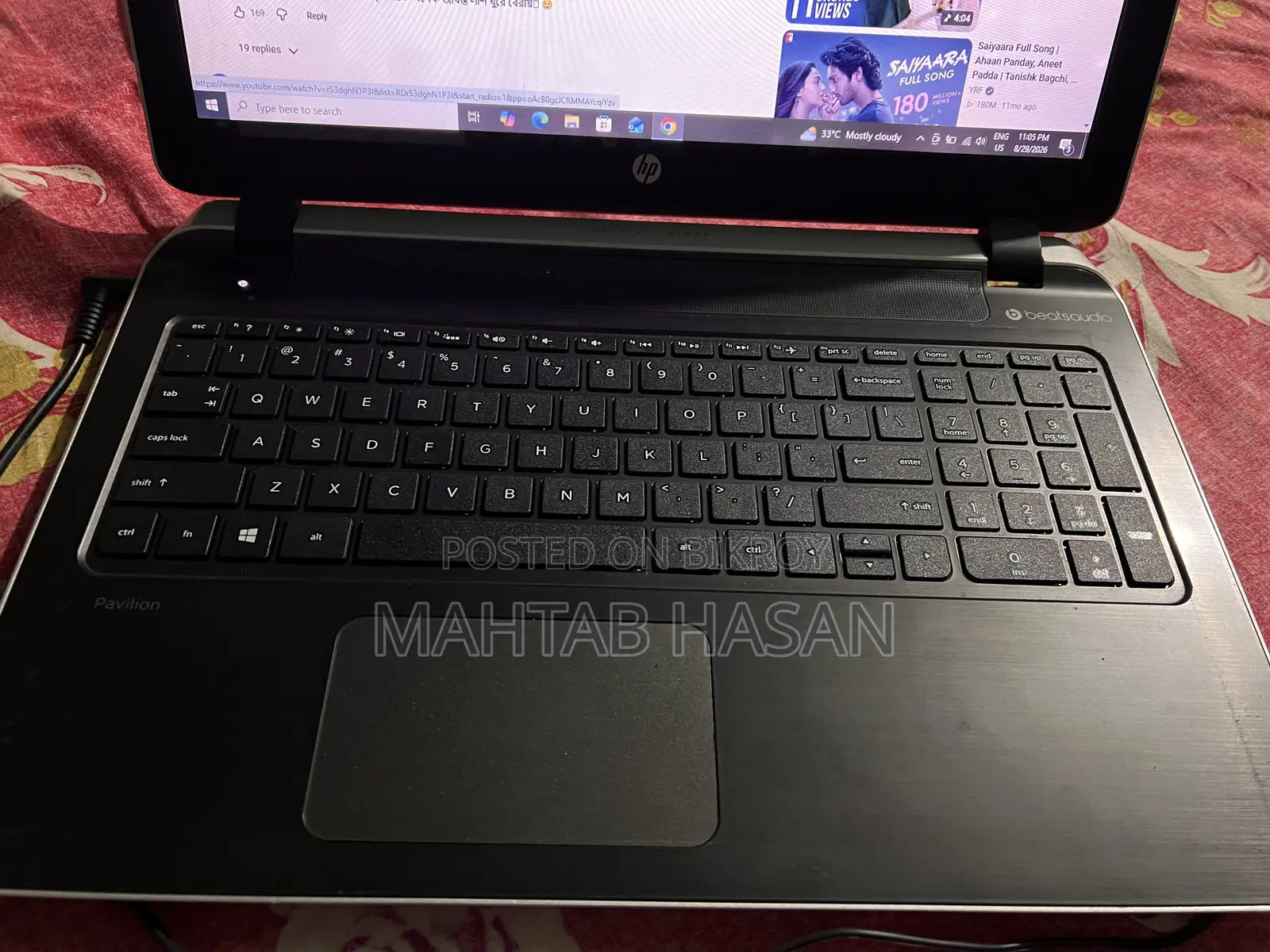 Laptop HP Pavilion 15 4GB Intel Core i3 HDD 128GB
