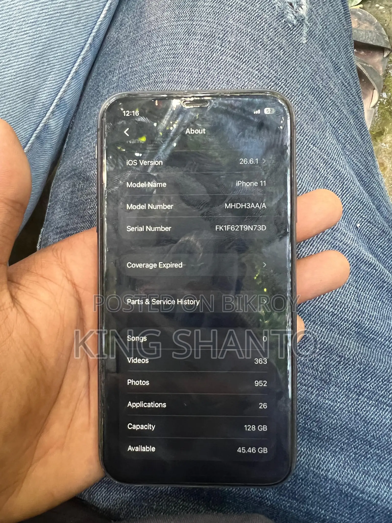 Apple iPhone 11 128 GB Black