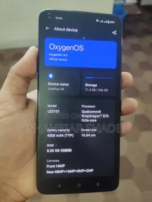OnePlus 9R 256 GB Blue