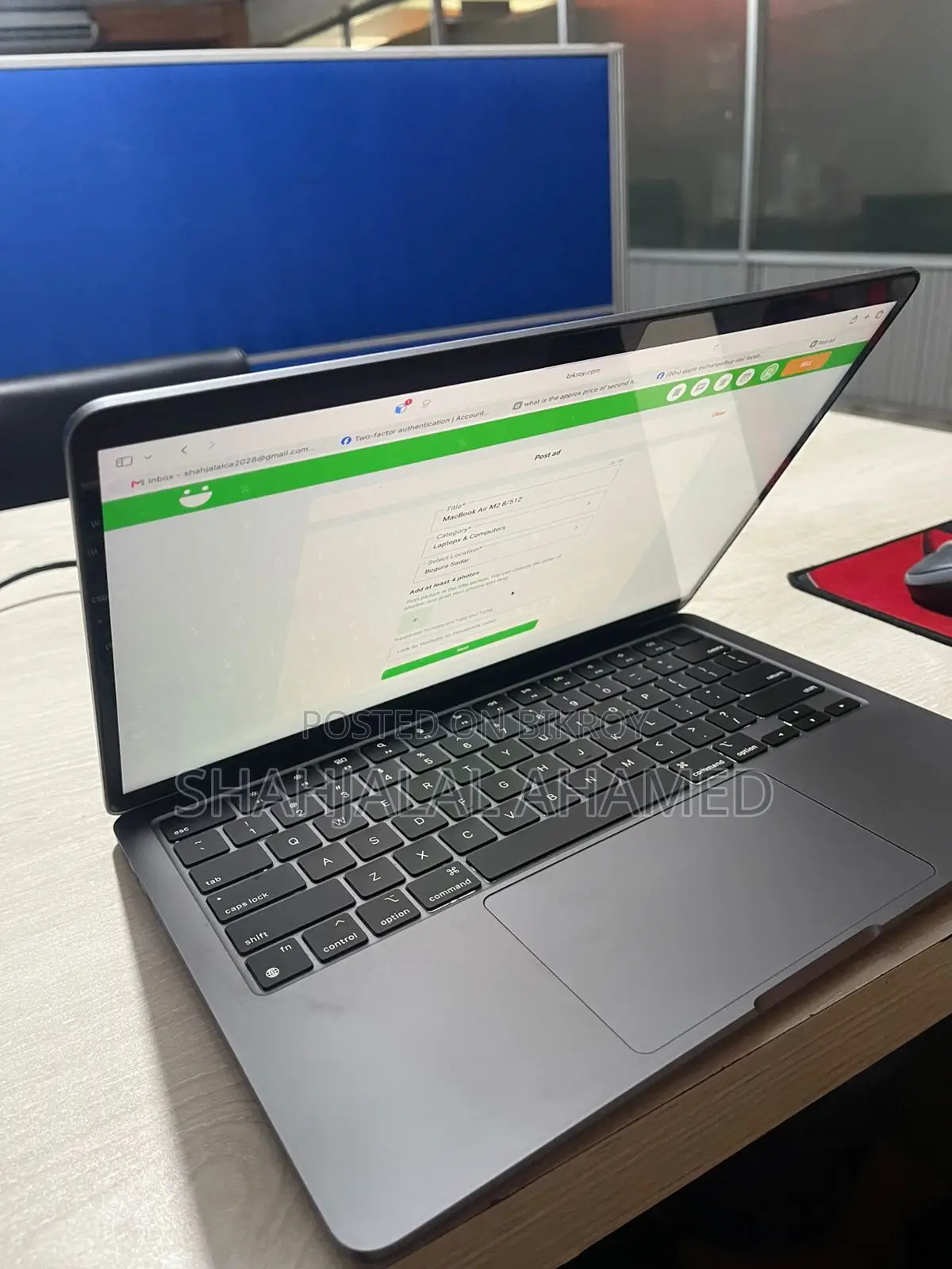 Laptop Apple MacBook Air 2022 M2 8GB Apple M2 SSD 512GB