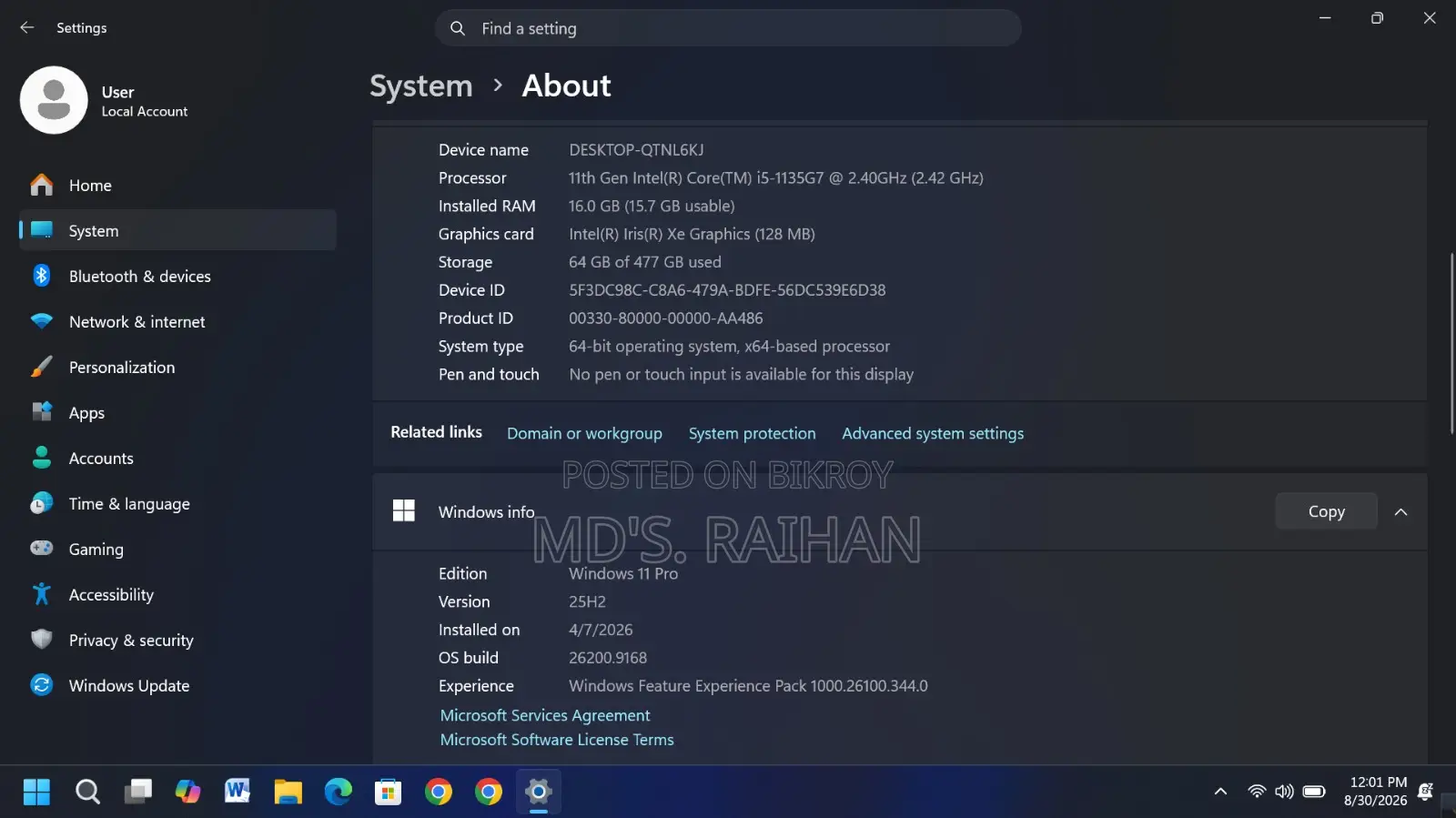 Laptop Lenovo ThinkPad L14 16GB Intel Core i5 SSD 1T