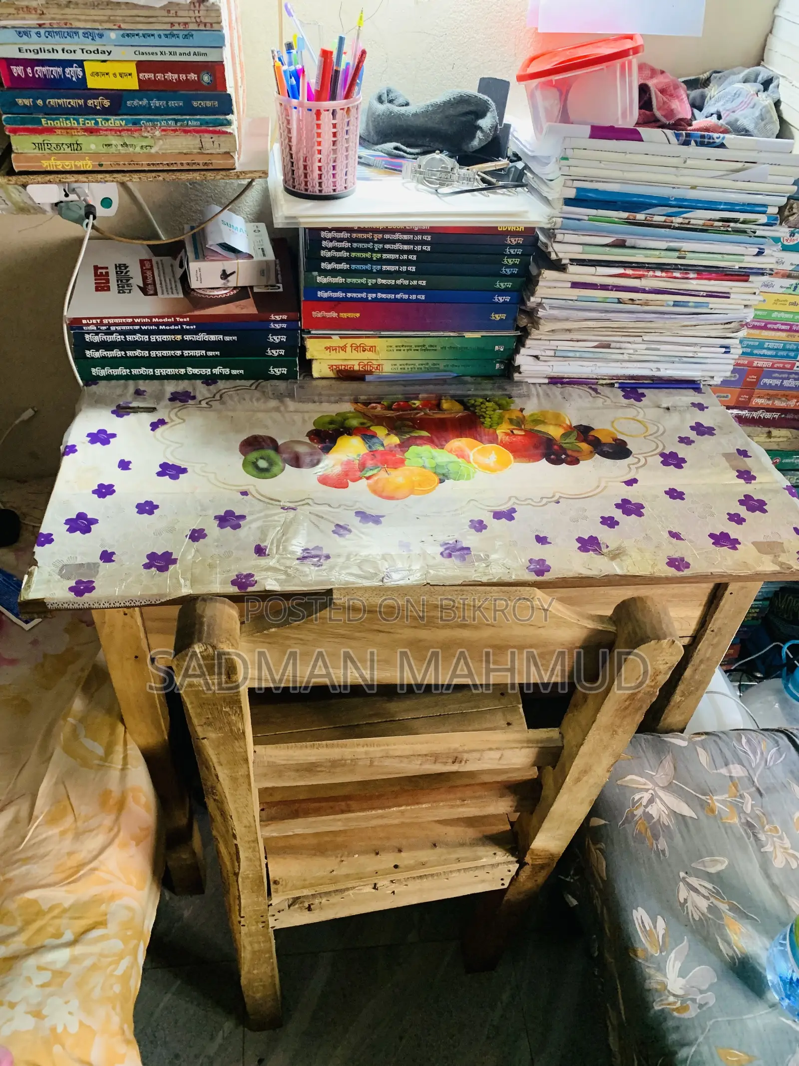 Single Bed/Chouki, Table , Chair (চৌকি,টেবিল ,চেয়ার)