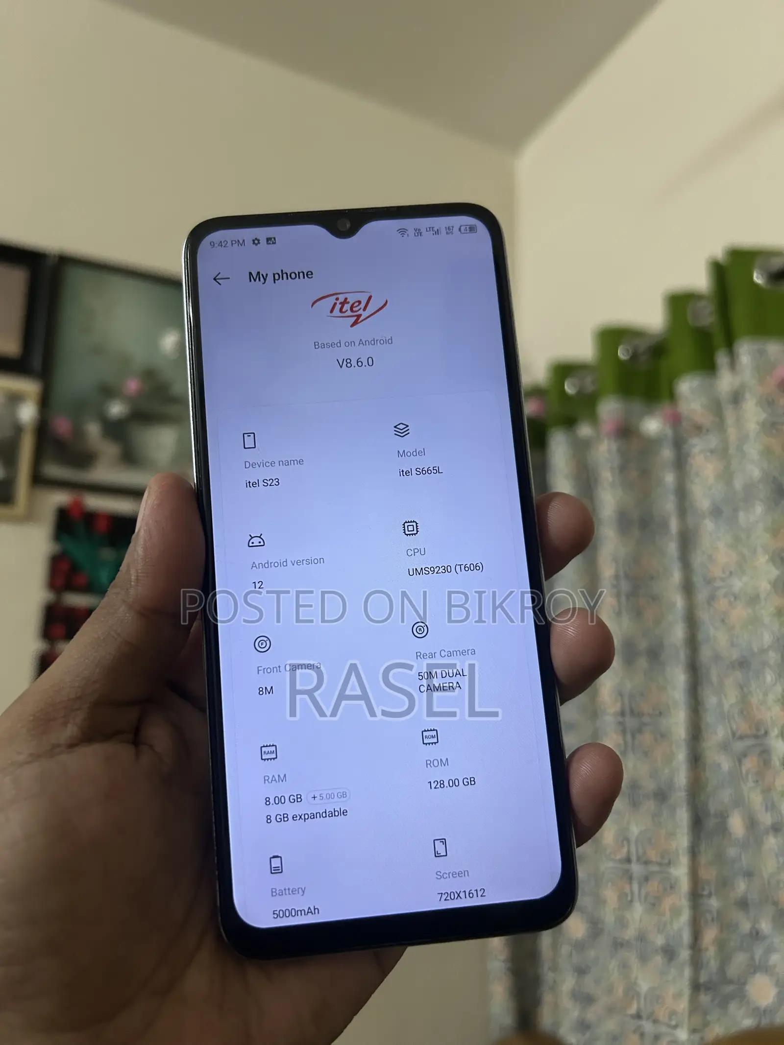 Itel S23 128 GB White