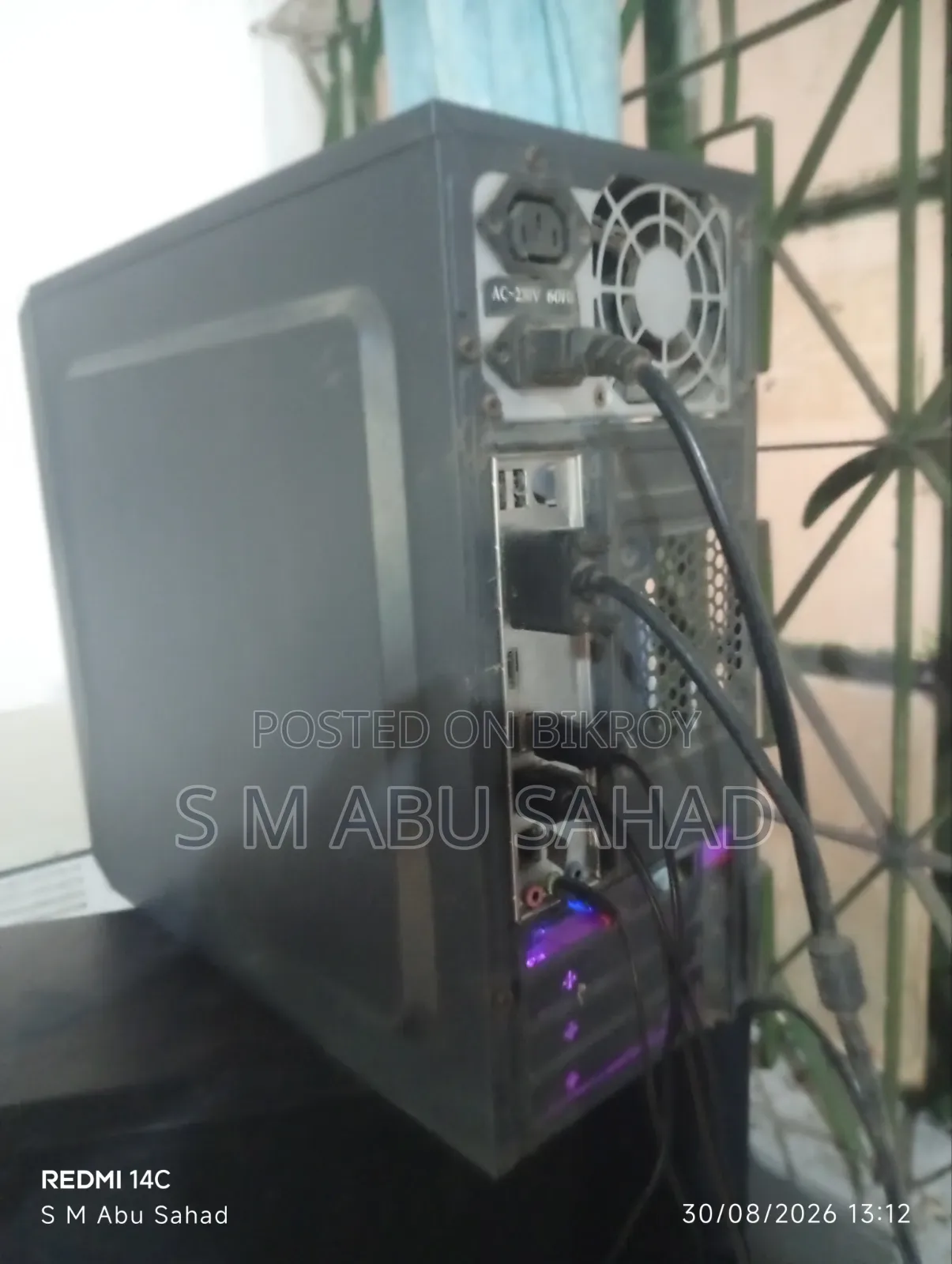 Desktop Computer 4GB Intel Core i3 SSD 128GB