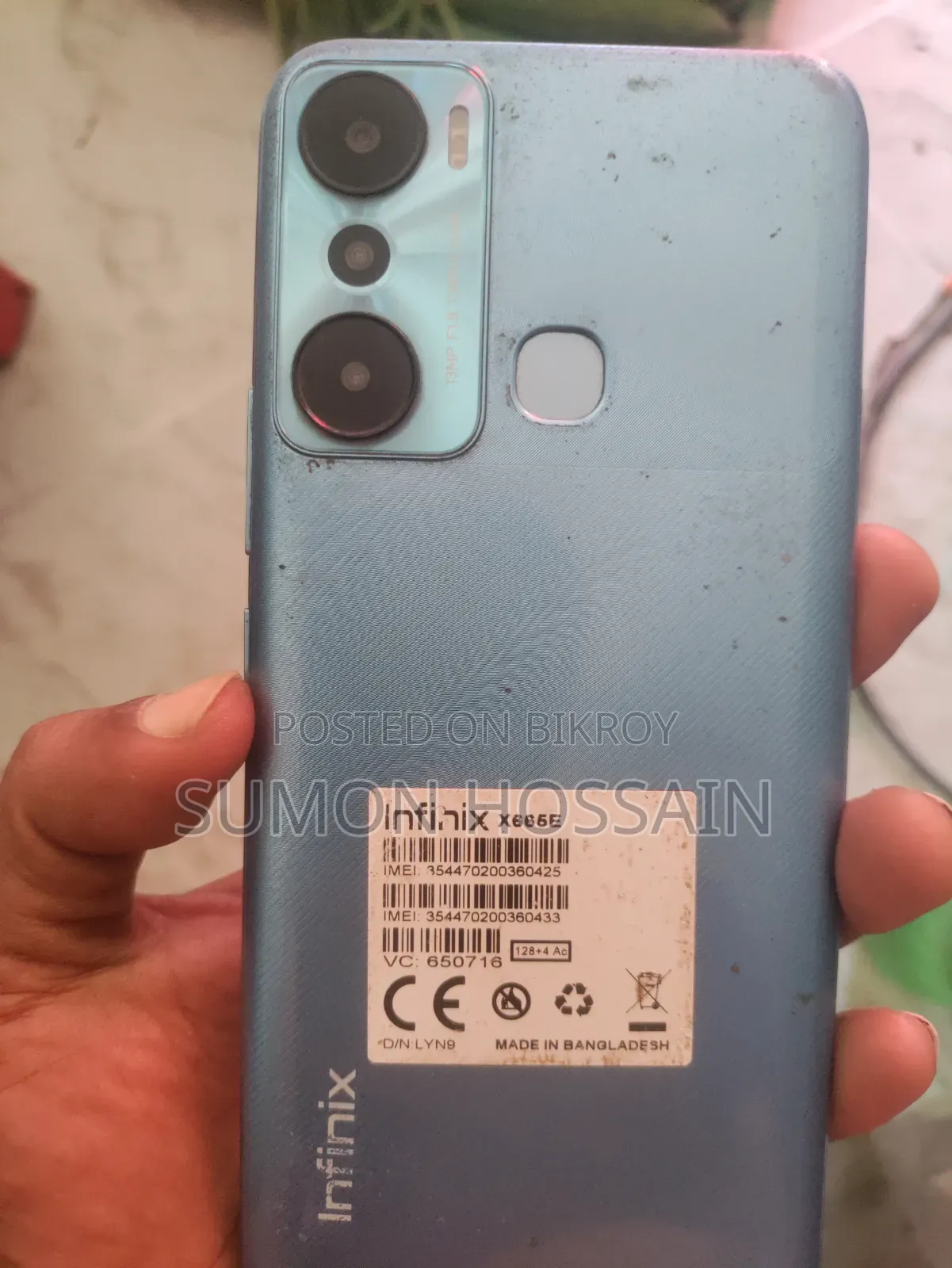 Infinix Hot 20i 128 GB Blue