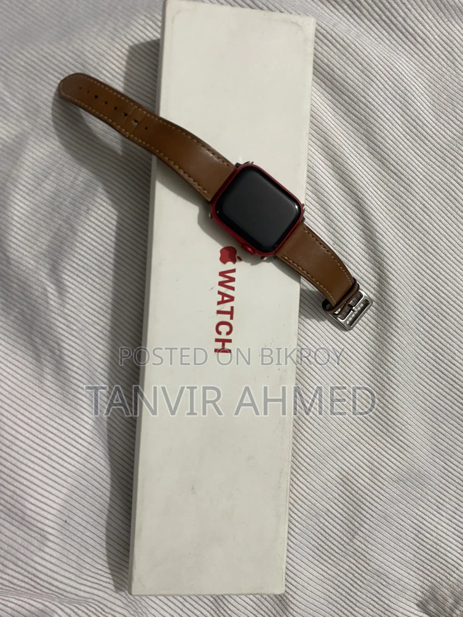 Apple Watch Series 8, 41MM, Red Aluminum Case