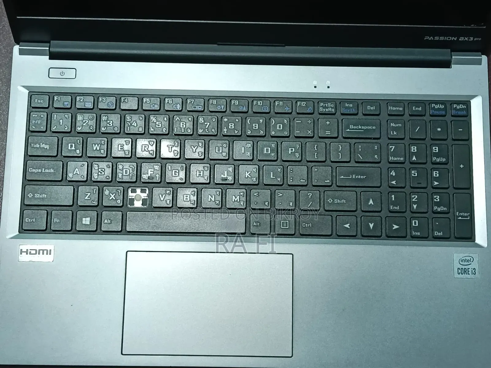 Laptop 8GB Intel Core i3 SSD 512GB