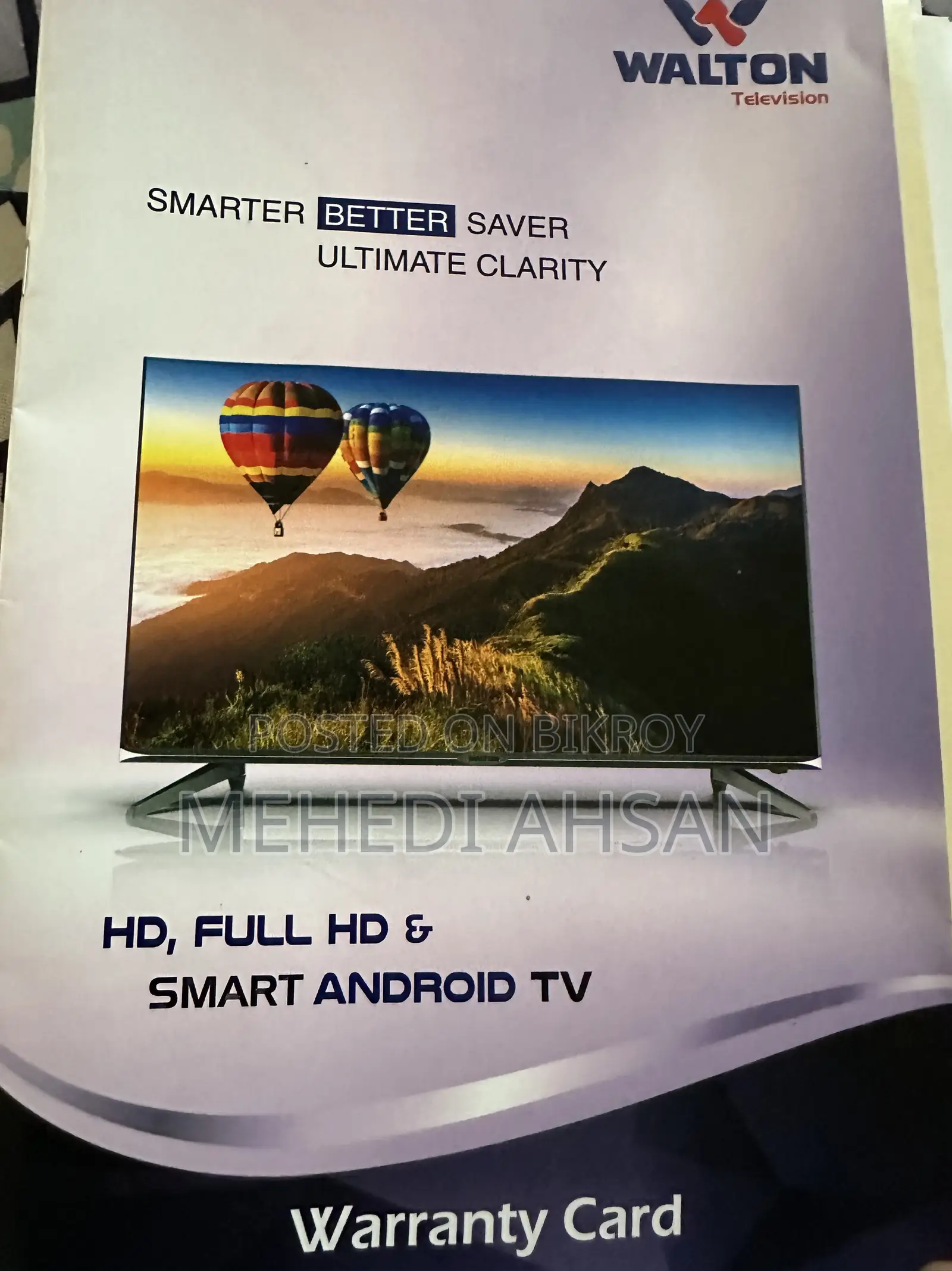 Walton Google Smart UHD TV