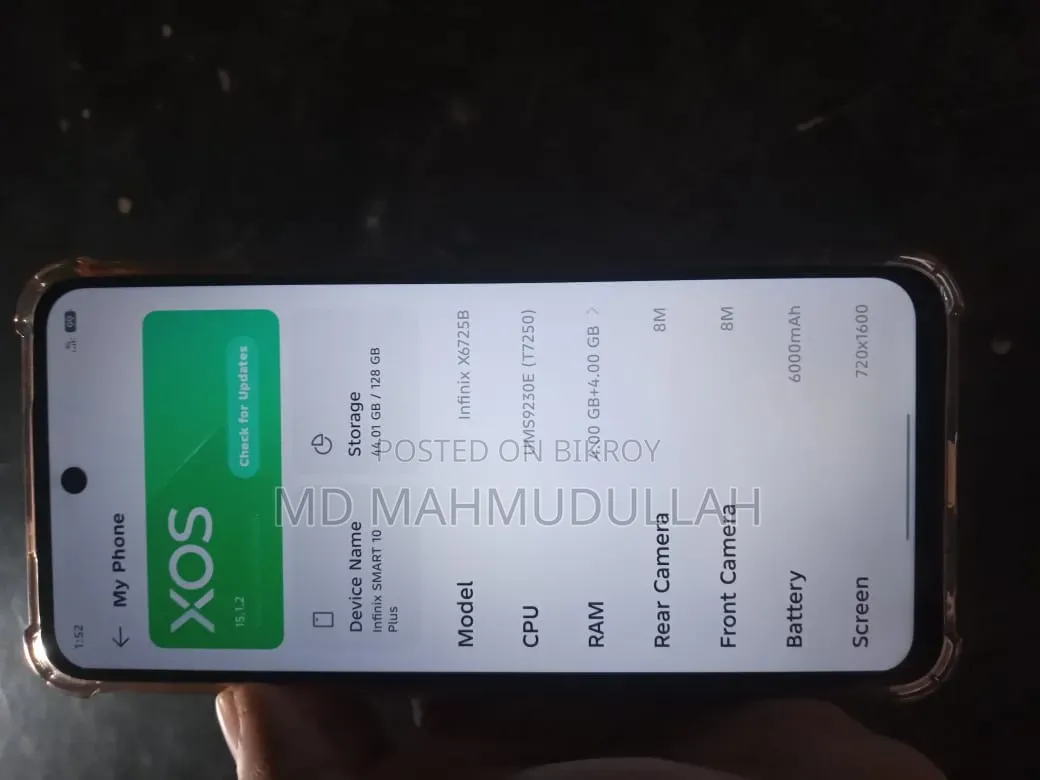 New Infinix Smart 10 Plus 128 GB Orange