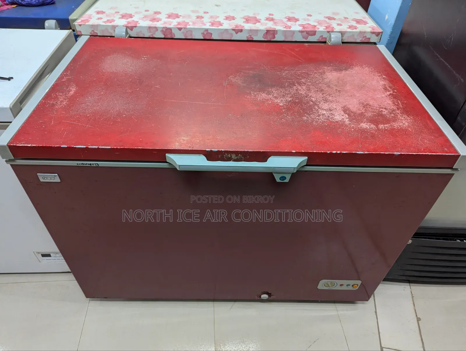 Eco+ Red Colour Deep Freezer 350 Ltr.