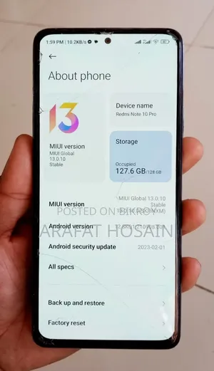Xiaomi Redmi Note 10 Pro 128 GB Silver