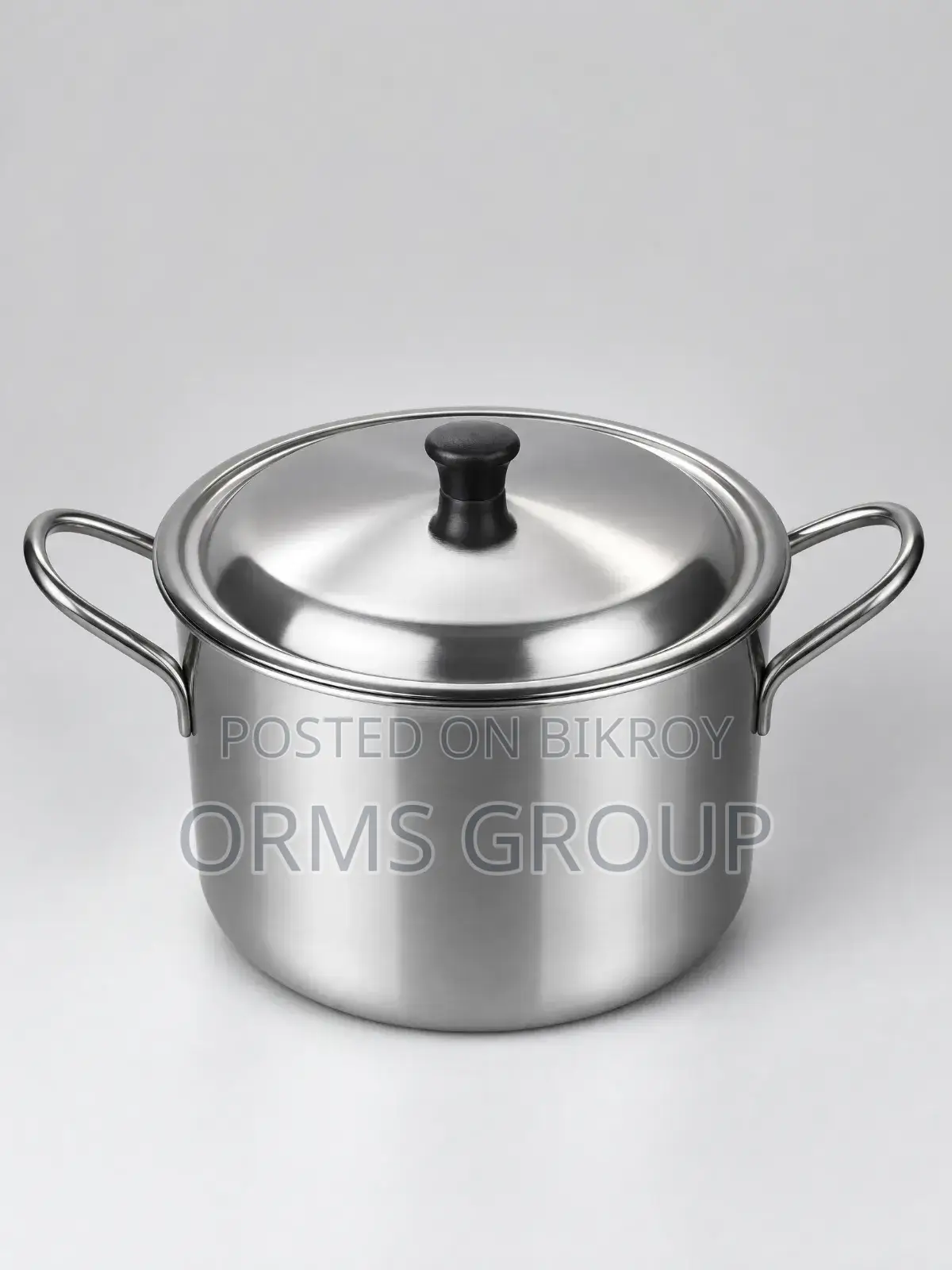 Stainless Steel Induction Sauce Pot With RQ and Handle - 24cm- Silver