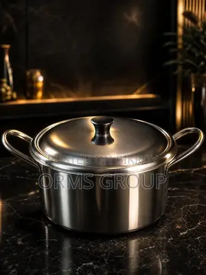 Stainless Steel Induction Sauce Pot With RQ and Handle - 24cm- Silver