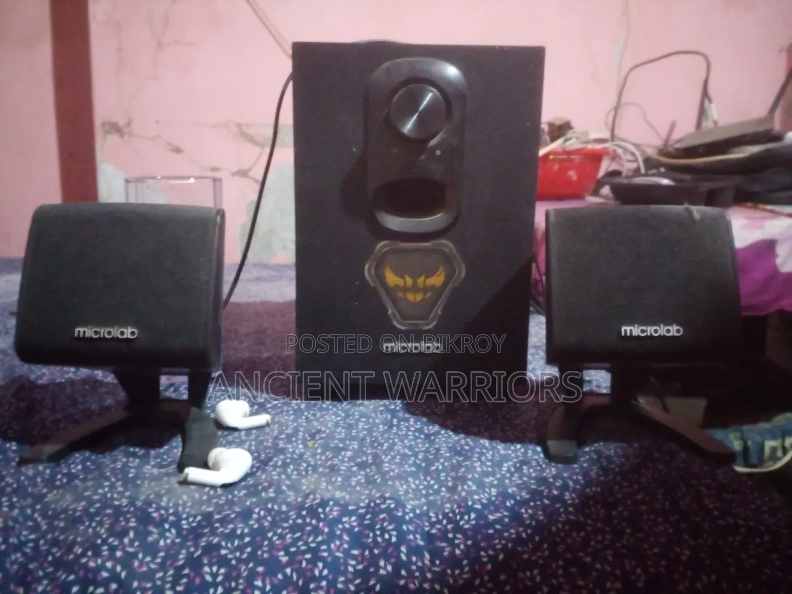 Microlab 2.1 Subwoofer Speaker System – Good Condition