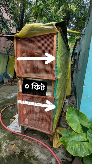 সেগুন কাঠের খাঁচা