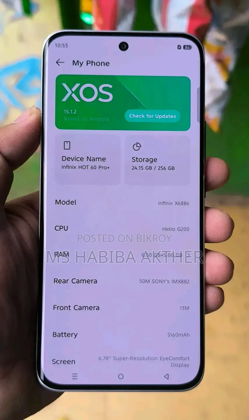 Infinix Hot 60 Pro+ 256 GB Gray