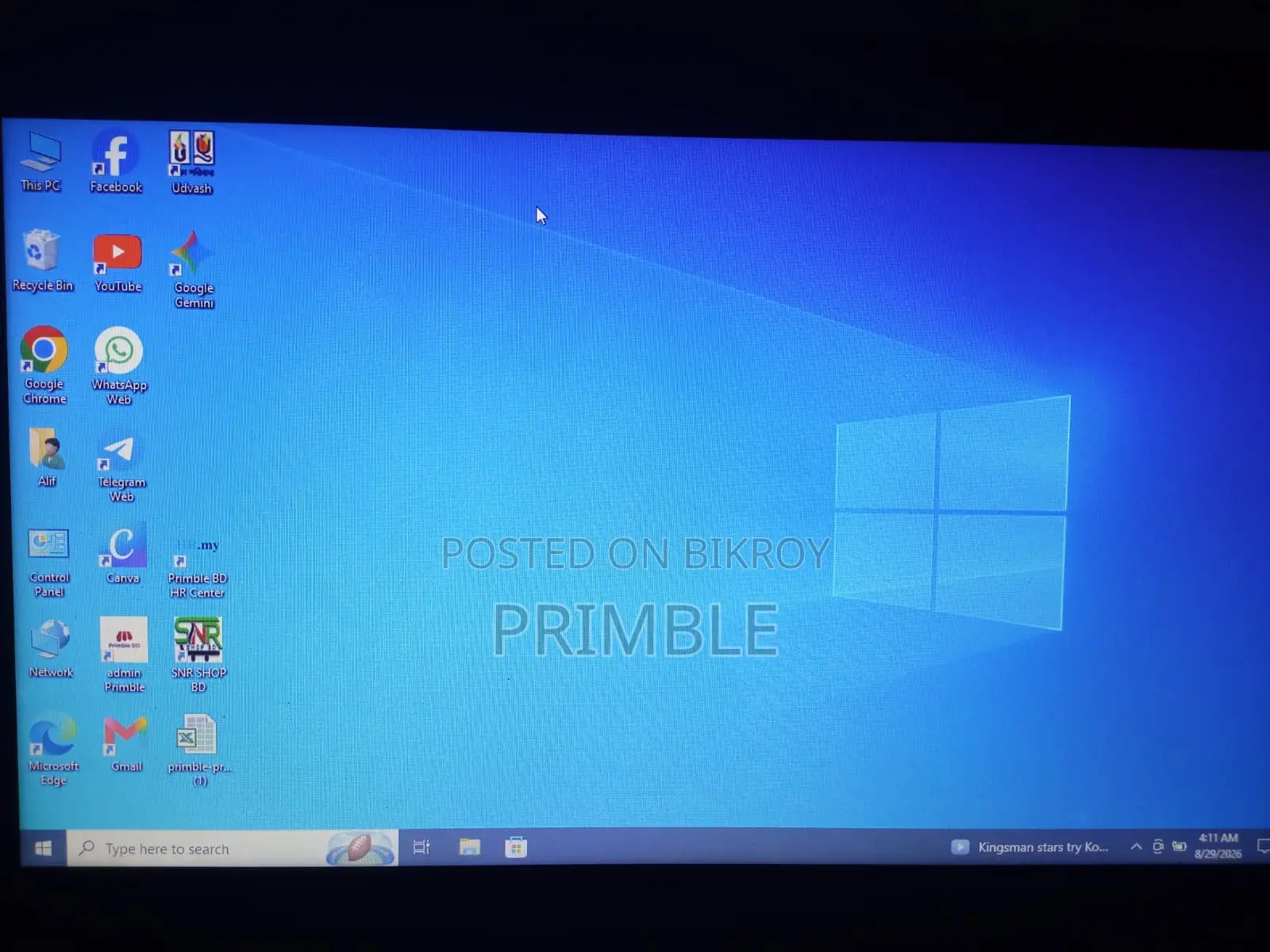 Laptop Lenovo 4GB Intel Core i3 SSD 128GB
