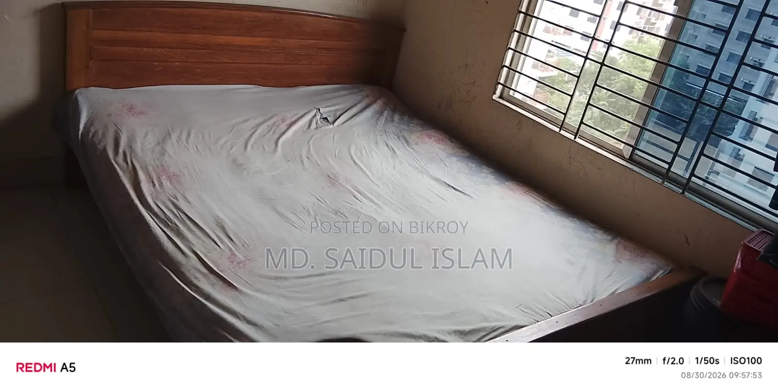Bed 7 Feet X 6 Feet