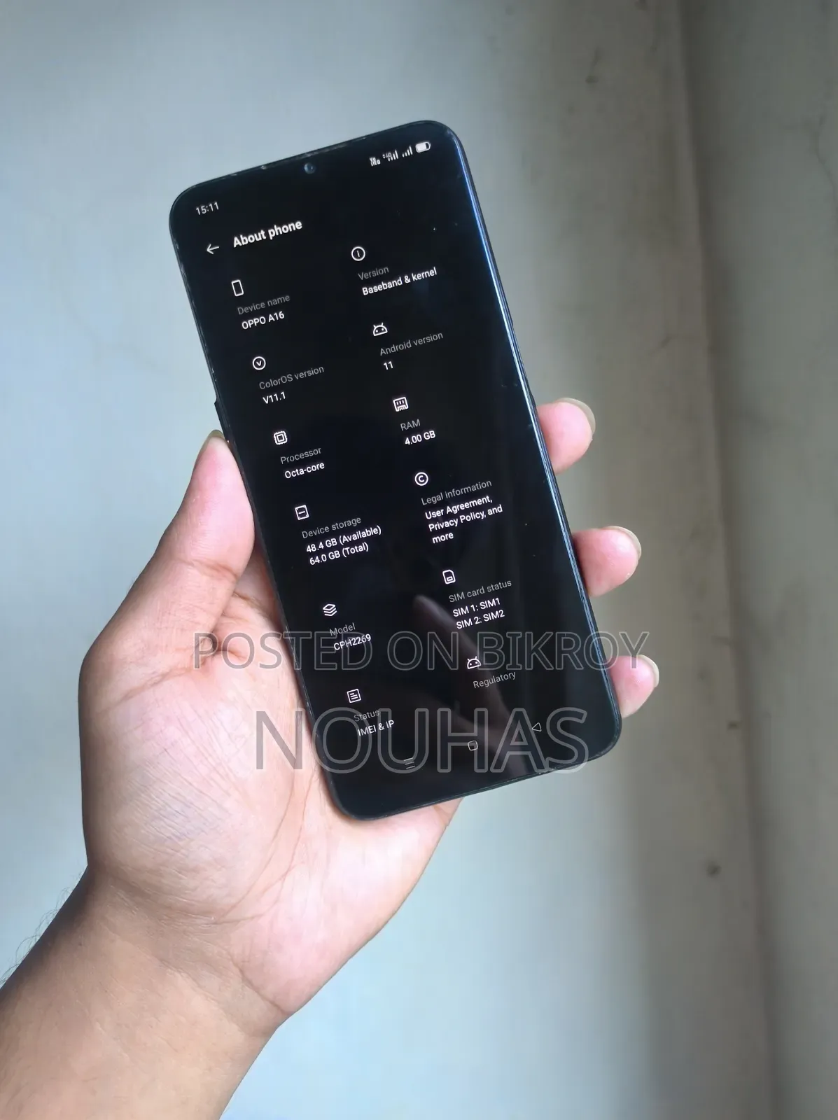 Oppo A16 64 GB Black