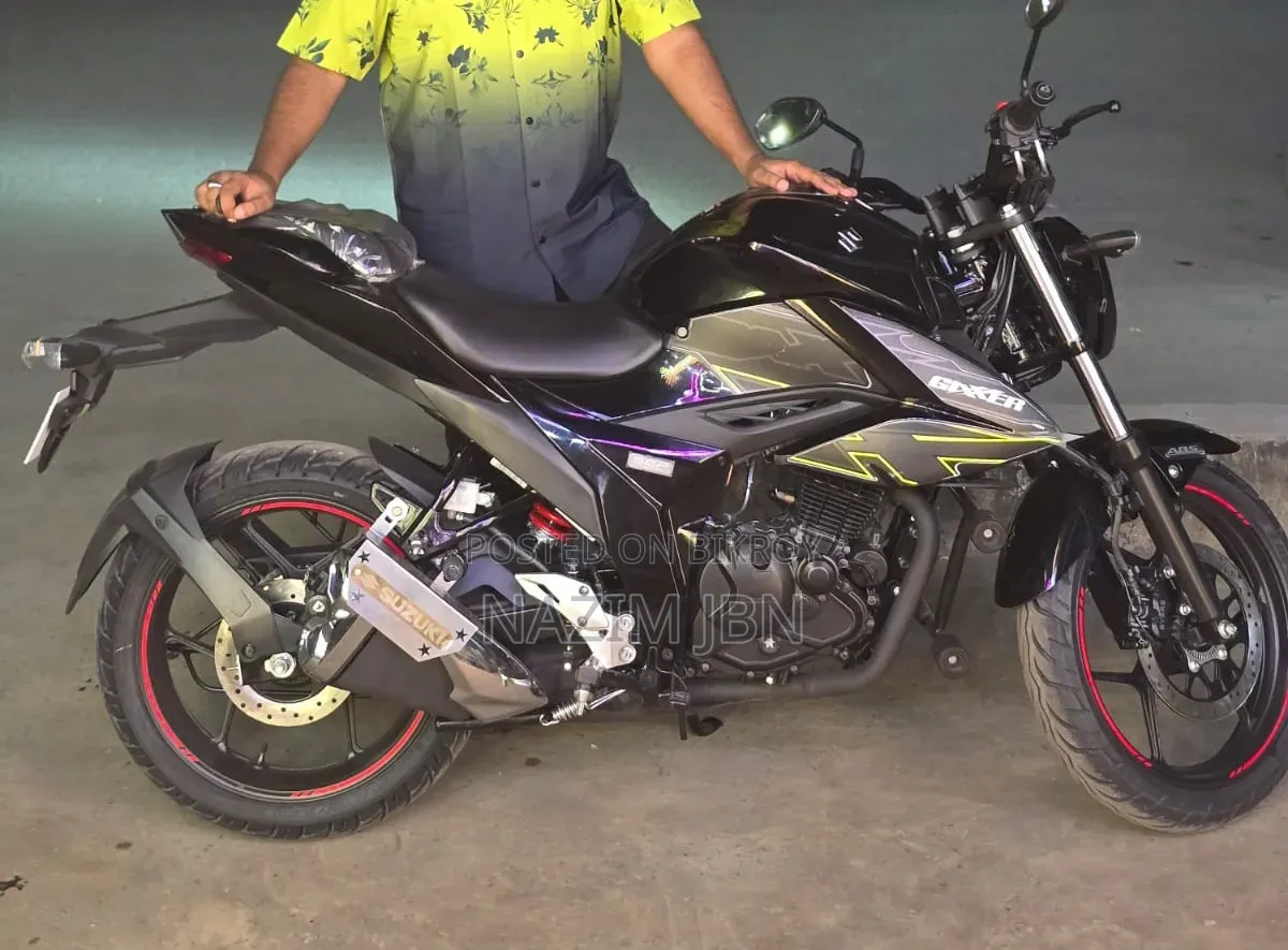 New Suzuki Gixxer 2026 Black