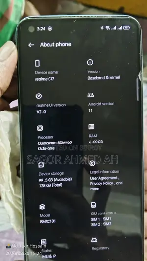 Realme C17 128 GB Green