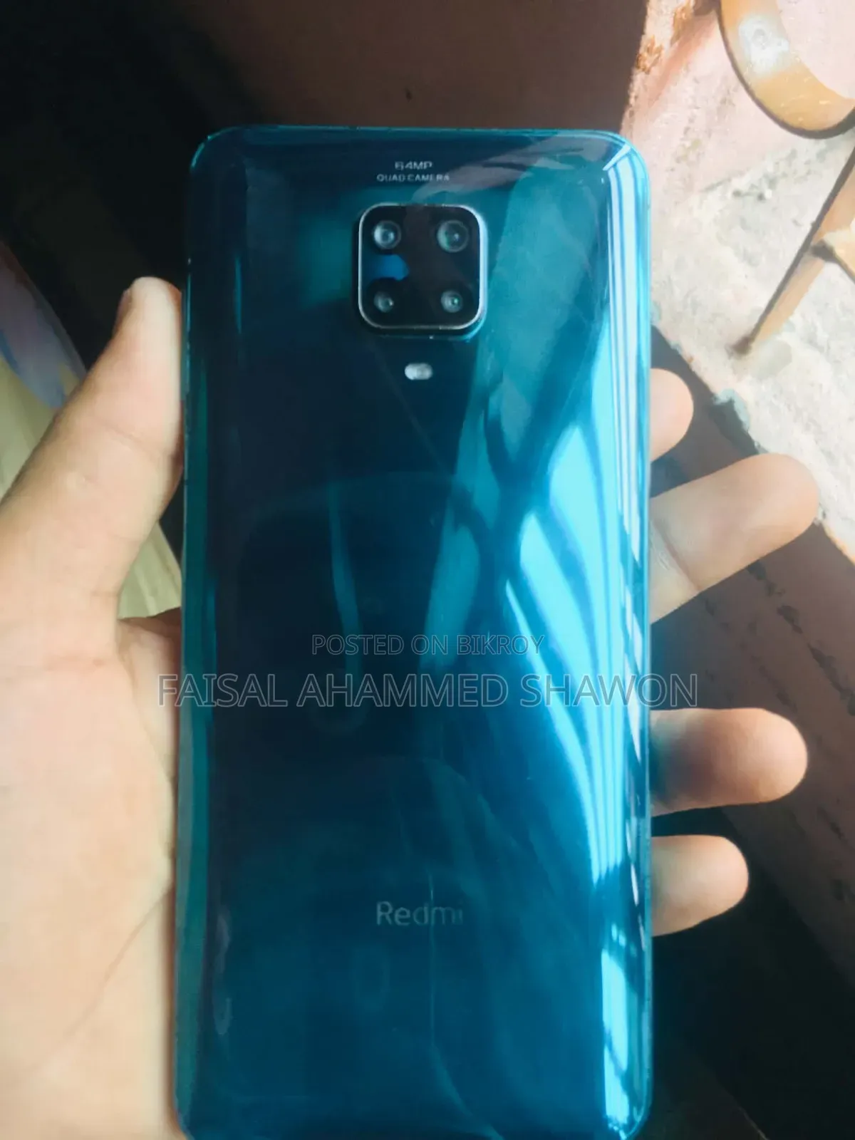 শাওমি রেডমি নোট ৯ প্রো ১২৮ জিবি নীল