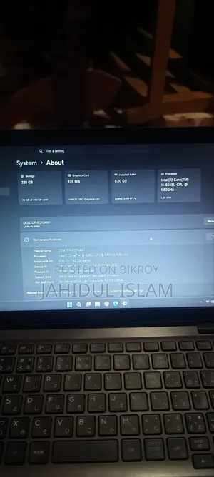 Laptop Dell Latitude 5300 8GB Intel Core i5 HDD 256GB