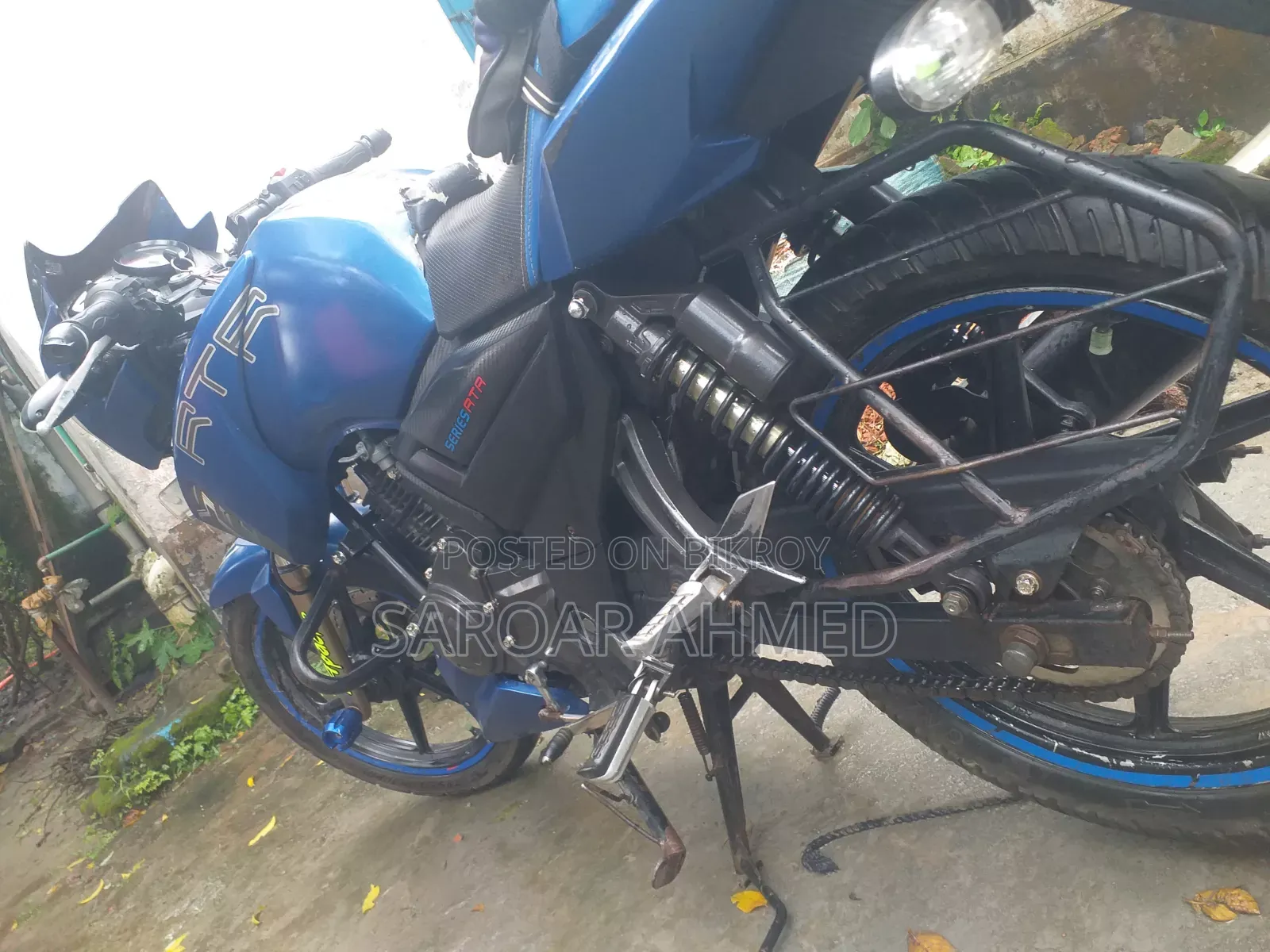 TVS Apache RTR 160 2V 2018 Blue