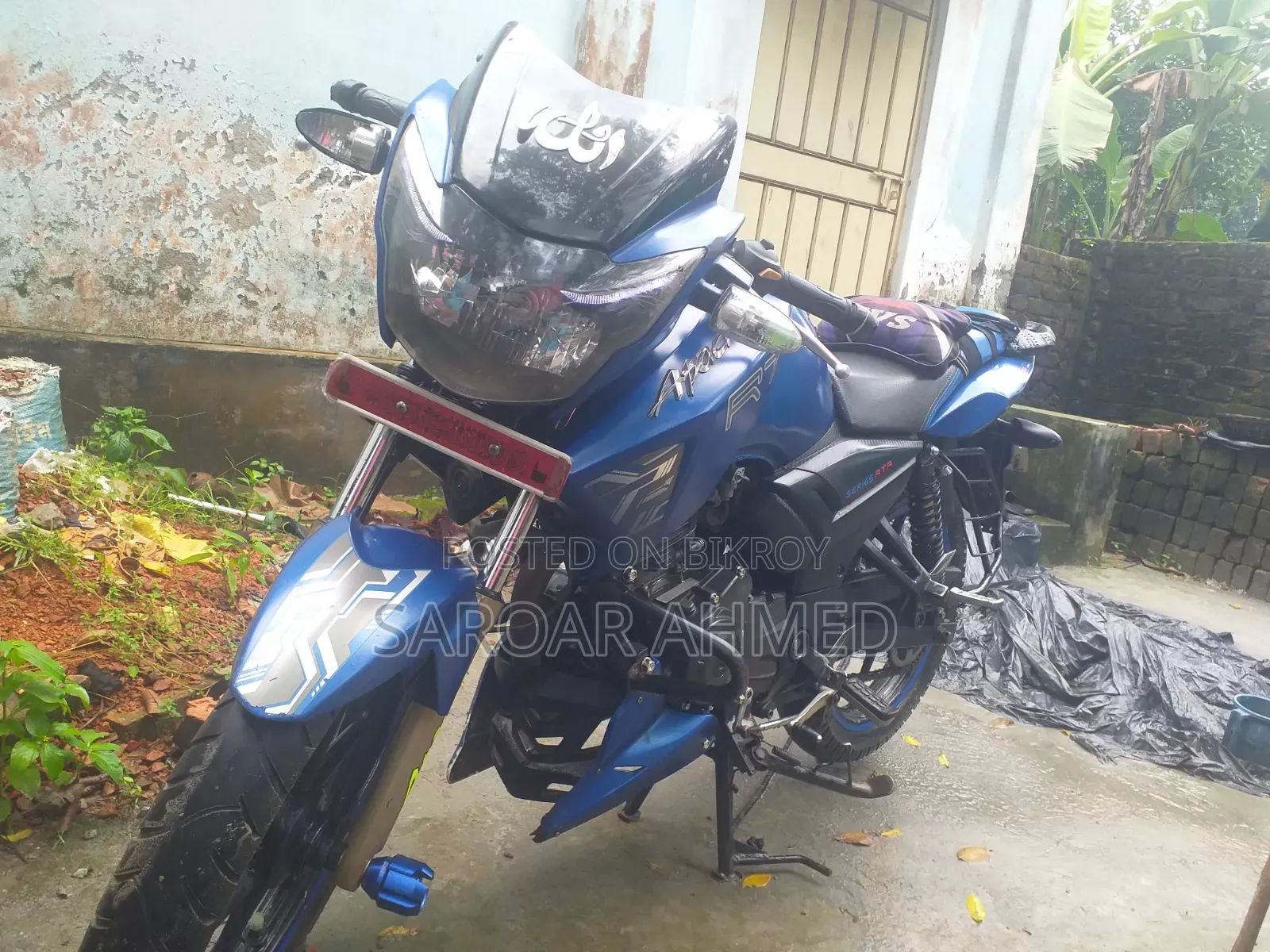 TVS Apache RTR 160 2V 2018 Blue