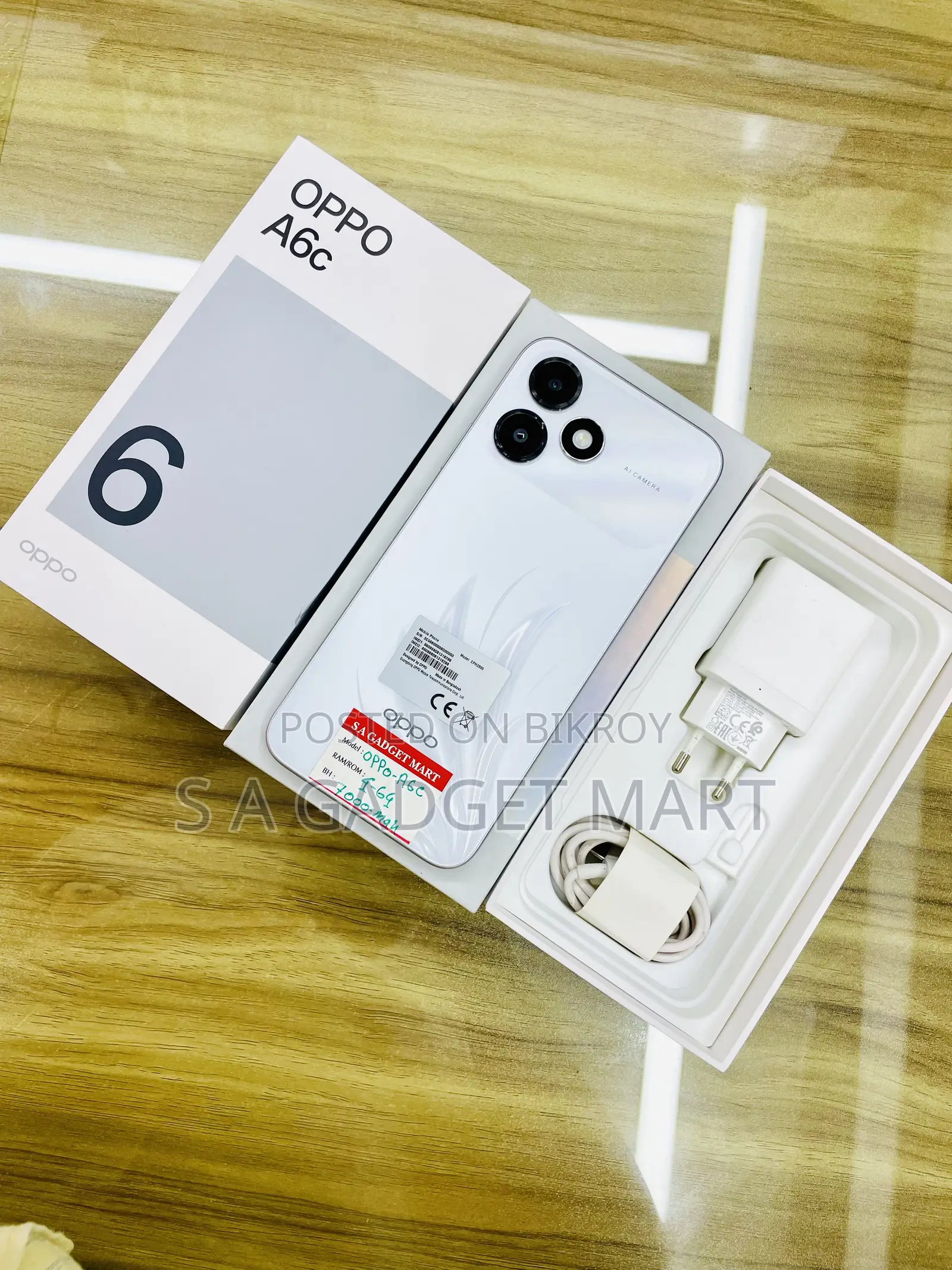 Oppo A6c 128 GB White