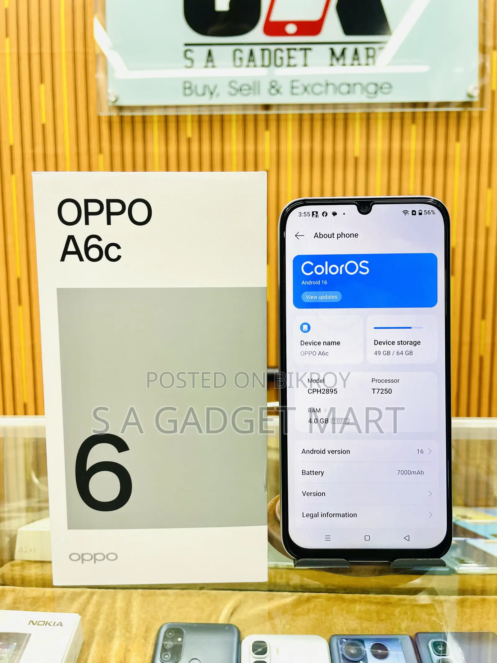 Oppo A6c 128 GB White