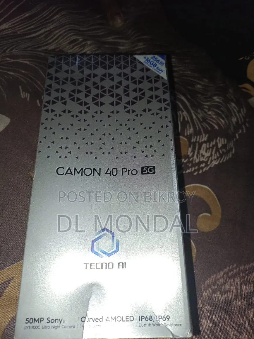 Tecno Camon 40 Pro 5G 256 GB Silver