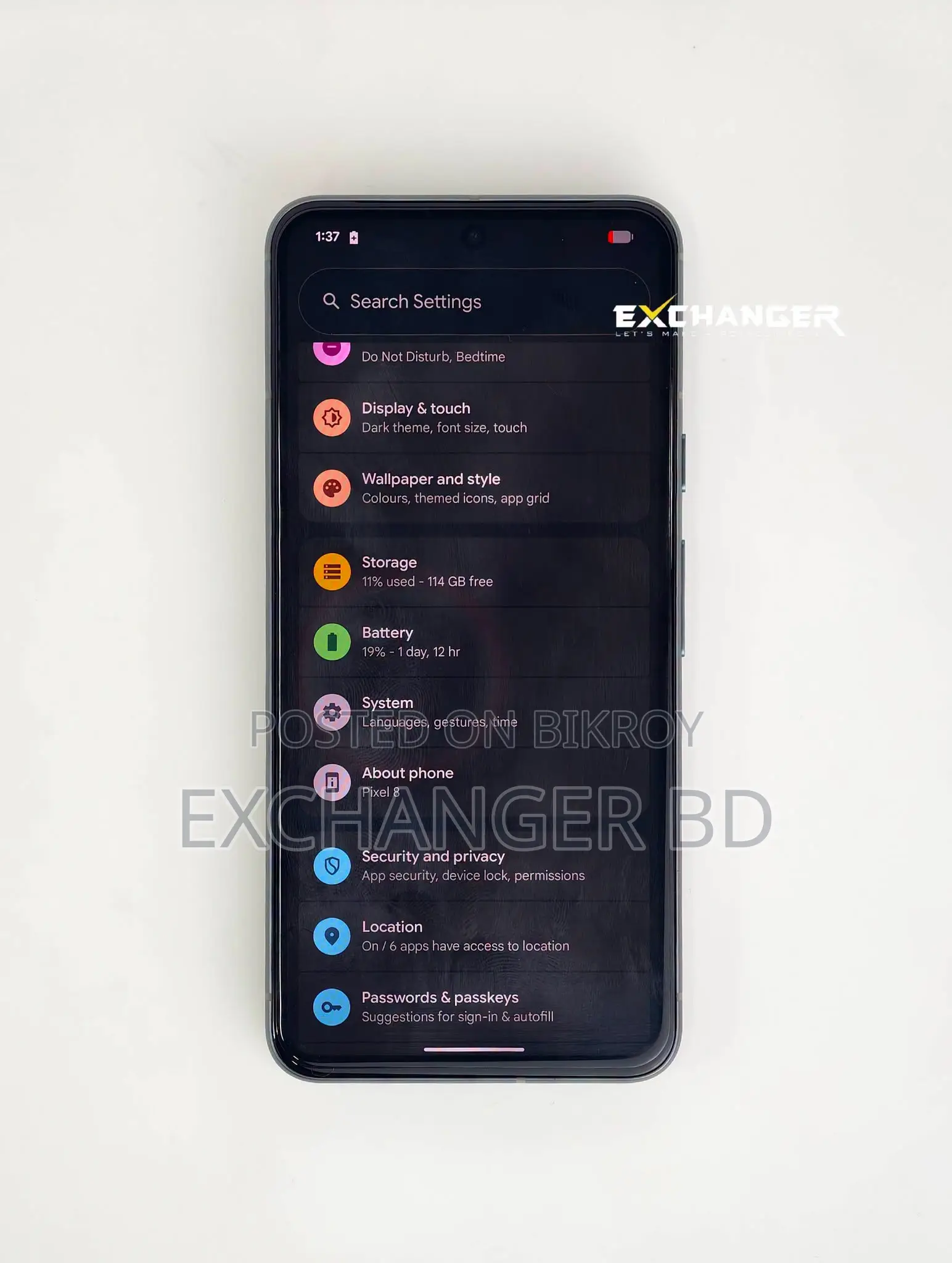 New Google Pixel 8 128 GB Gray