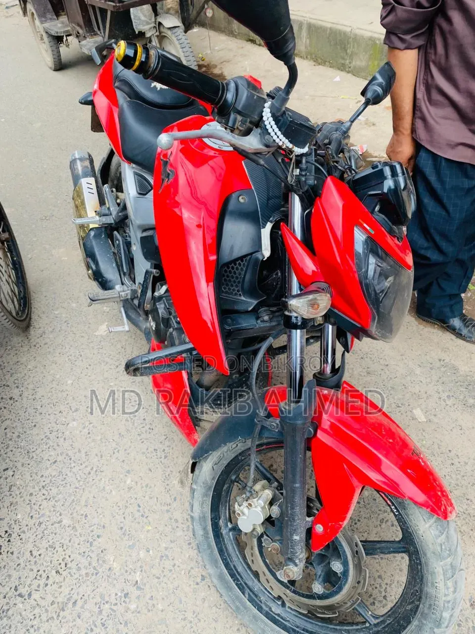 TVS Apache RTR 160 4V 2018 Red