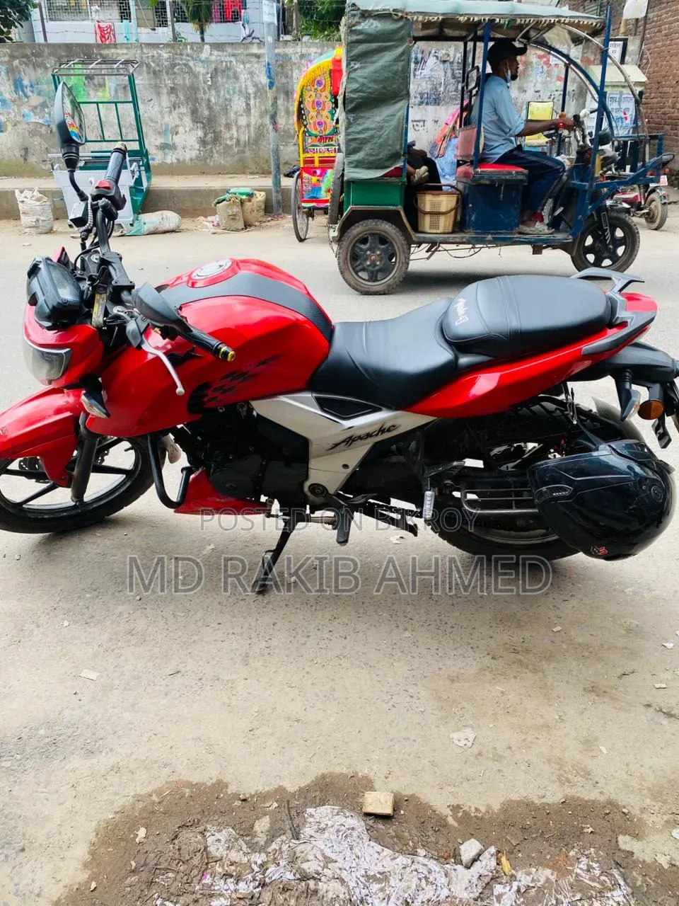 TVS Apache RTR 160 4V 2018 Red
