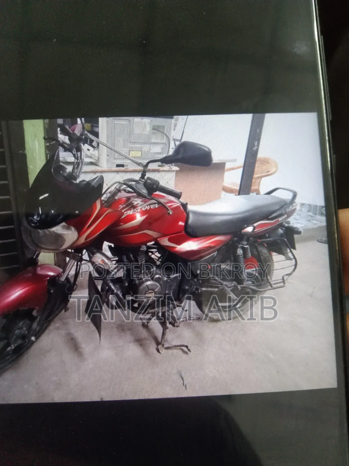 Bajaj Discover 100 2016 Red
