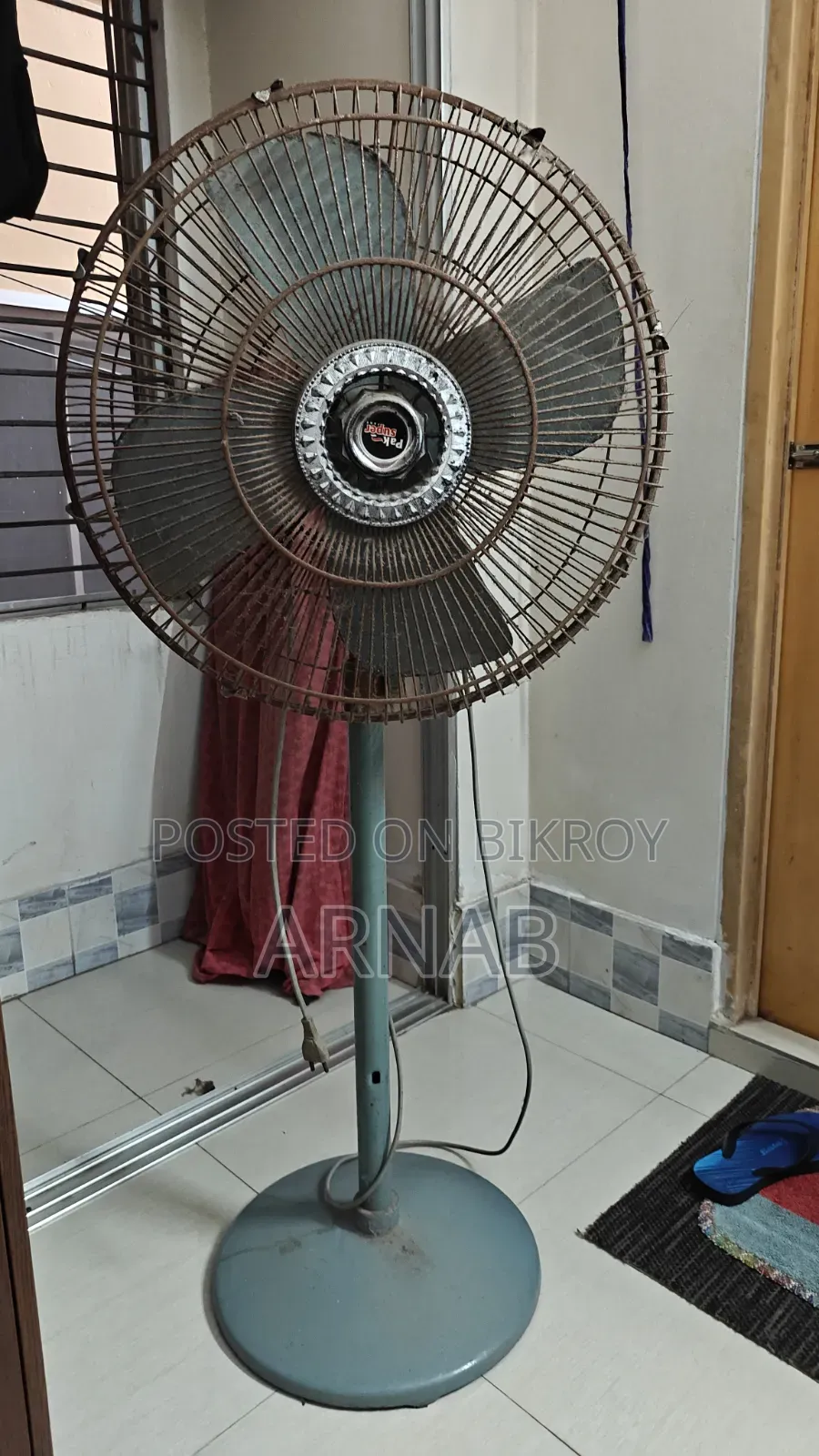 পিএকে সুপার স্ট্যান্ড/পেডেস্টাল ফ্যান