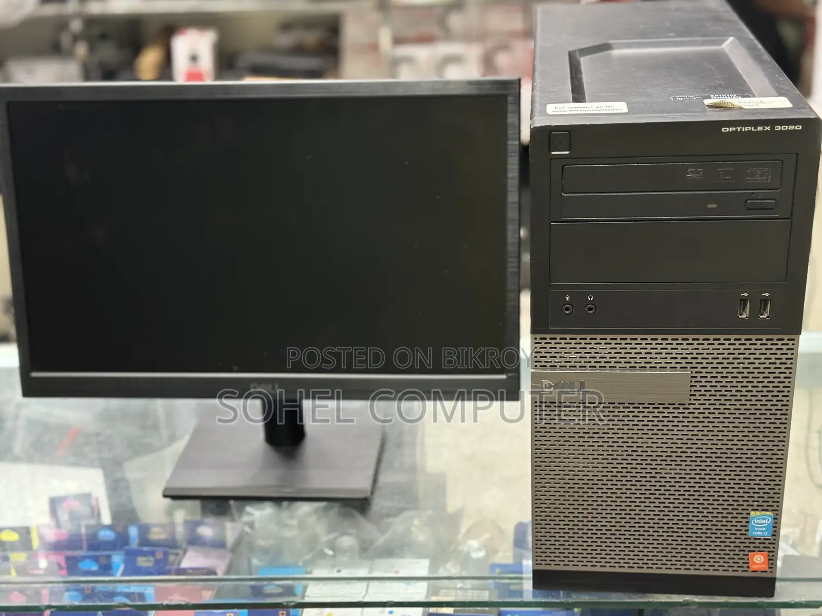 Desktop Computer Dell OptiPlex 3020 8GB Intel Core i3 HDD 500GB