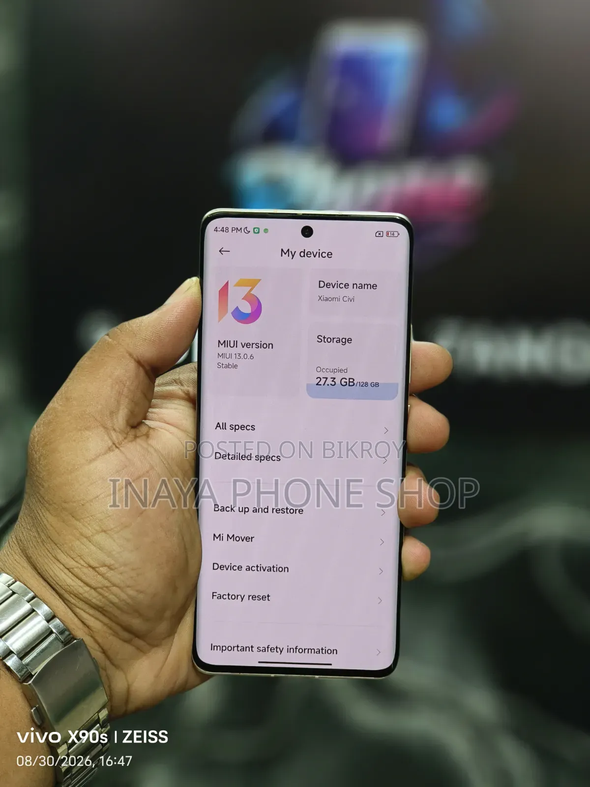 New Xiaomi Civi 5 Pro 256 GB Black