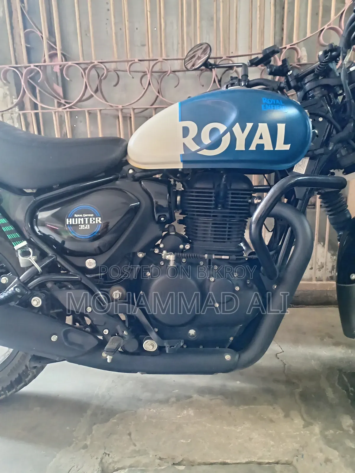 Royal Enfield Hunter 350 2025 Blue