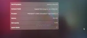 Desktop Computer 24GB AMD Ryzen 3 SSD 1T
