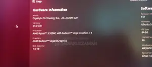 Desktop Computer 24GB AMD Ryzen 3 SSD 1T