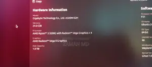 Desktop Computer 24GB AMD Ryzen 3 SSD 1T