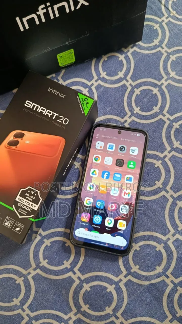 New Infinix Smart 20 64 GB Black