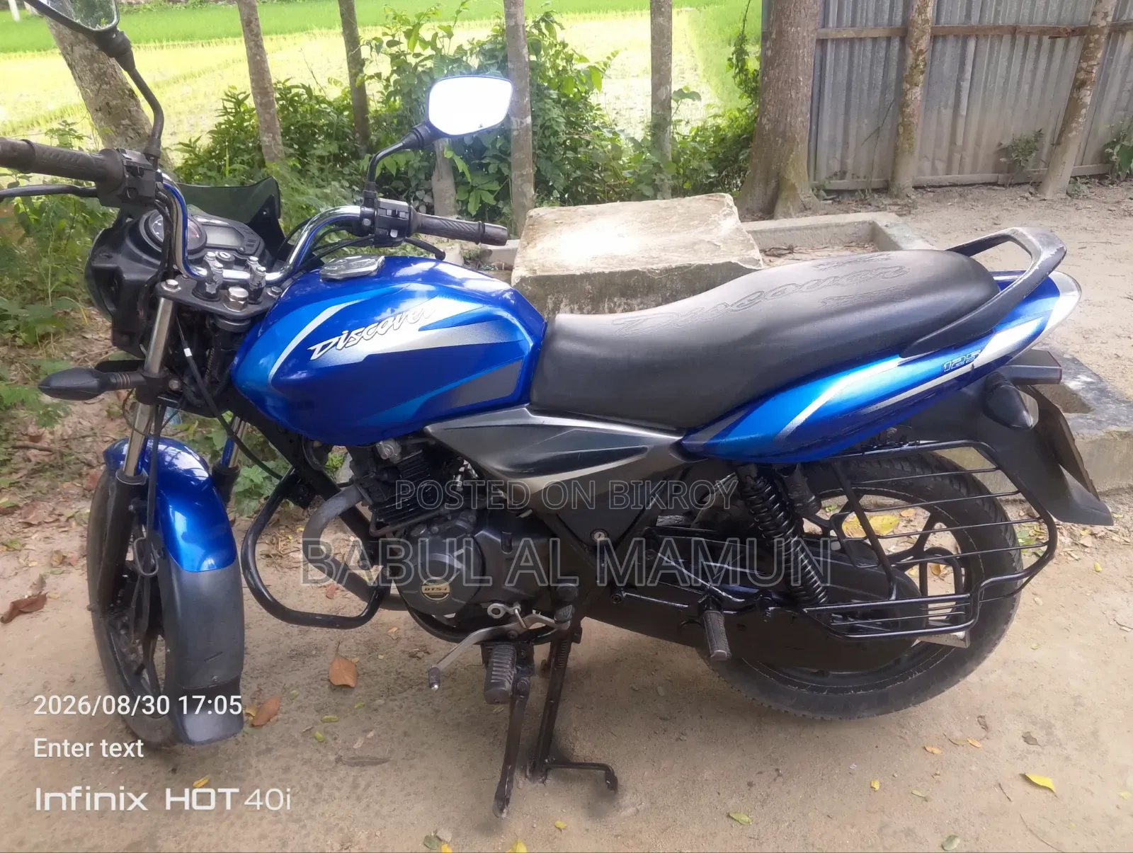 Bajaj Discover 125 2018 Blue