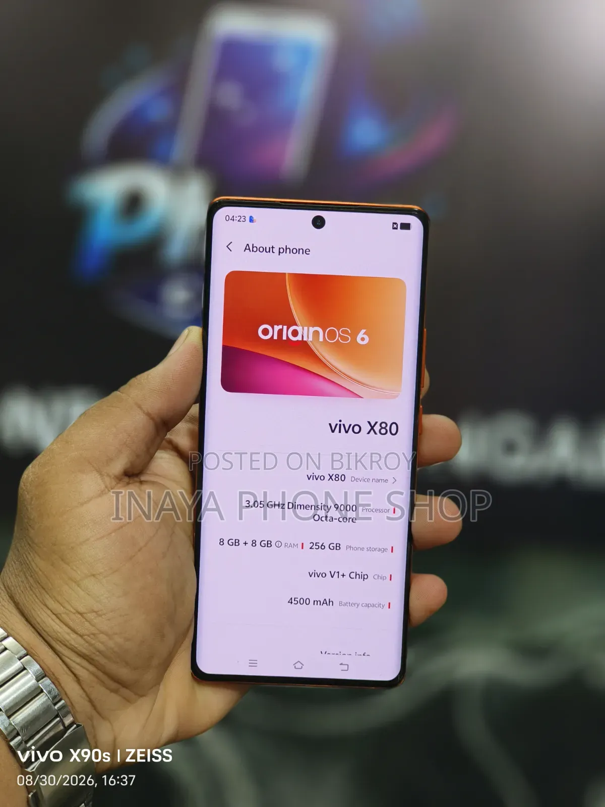 New Vivo X80 256 GB