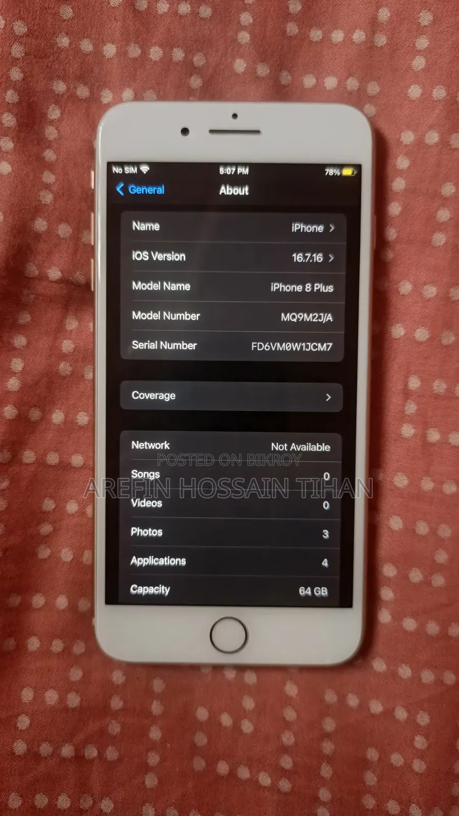 Apple iPhone 8 Plus 64 GB Red