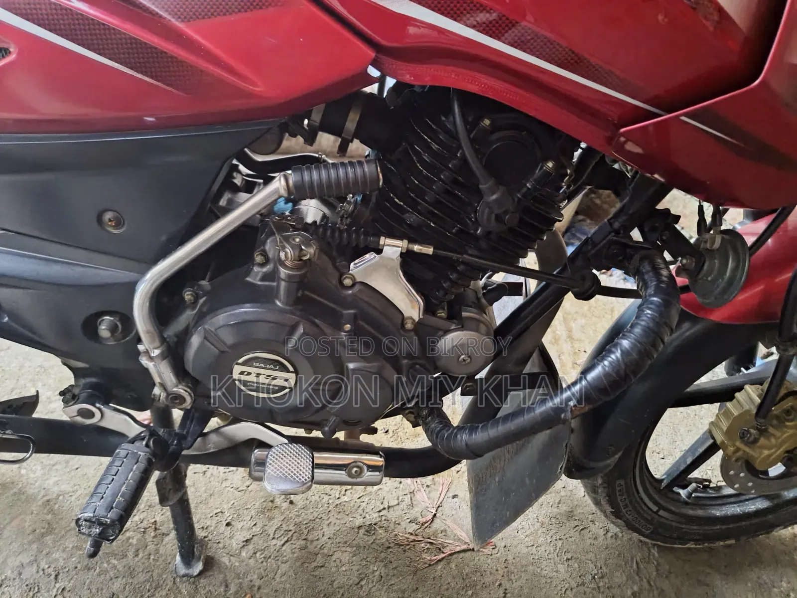 New Bajaj Discover 150 2018 Red