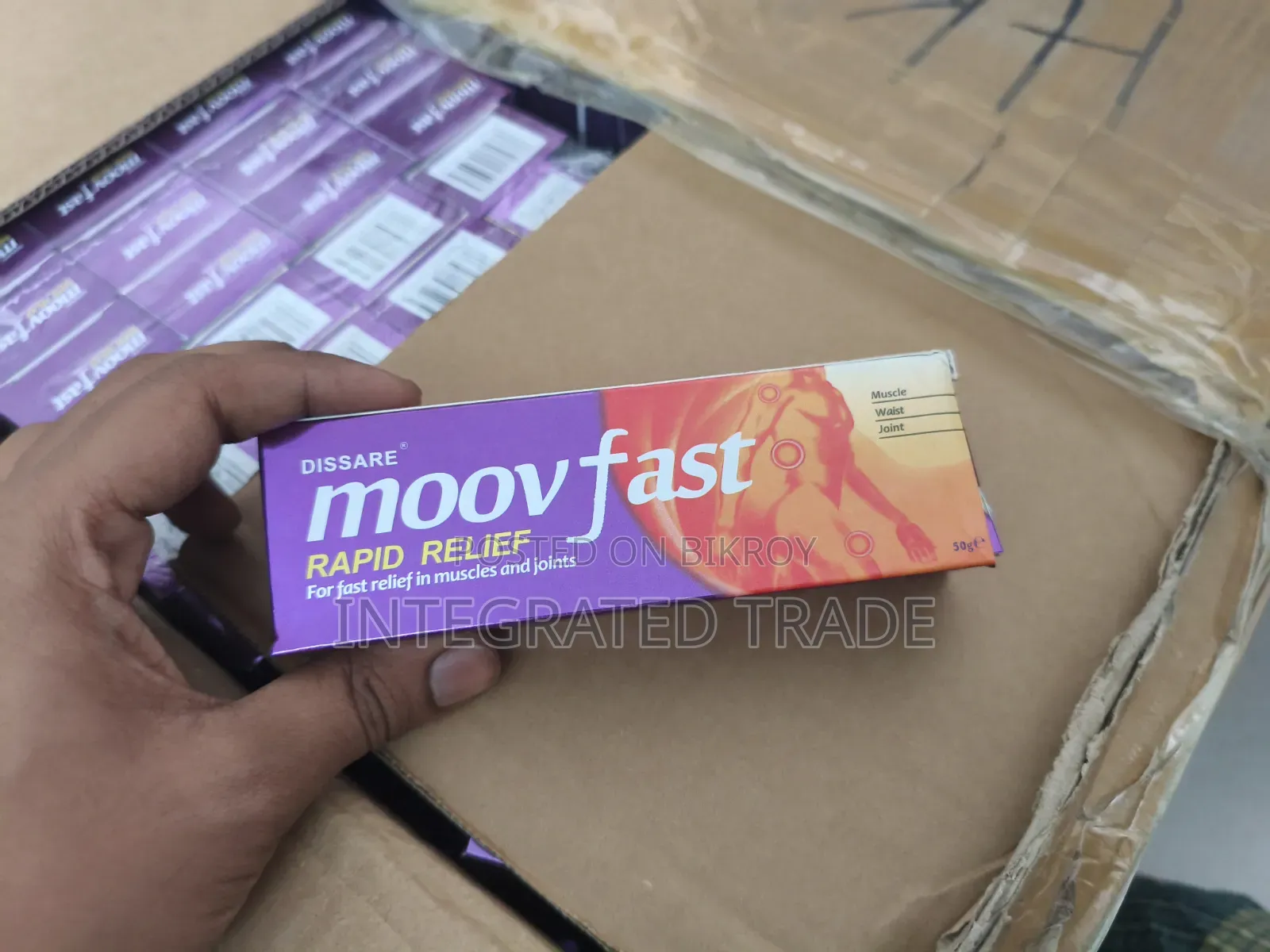 Moov Fast Rapid Relief Cream - 250 Pieces Wholesale Lot"